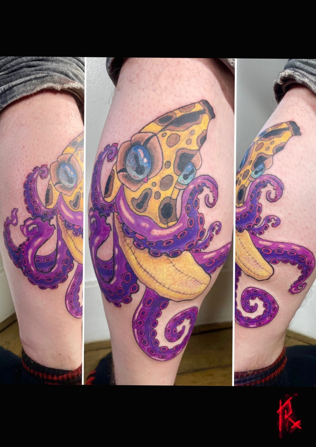 tattoo-poulpe-banane