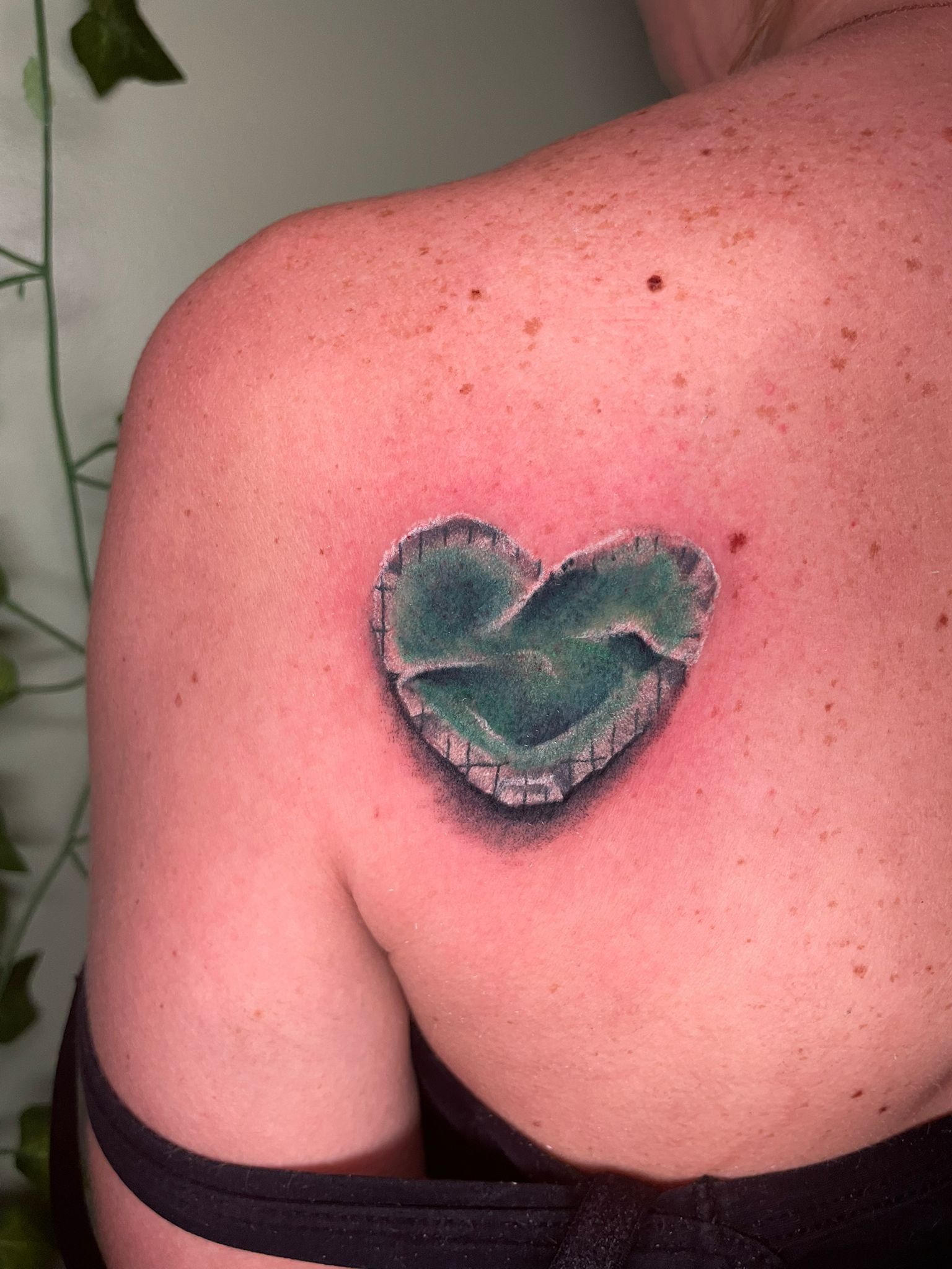 tattoo-coeur-vert